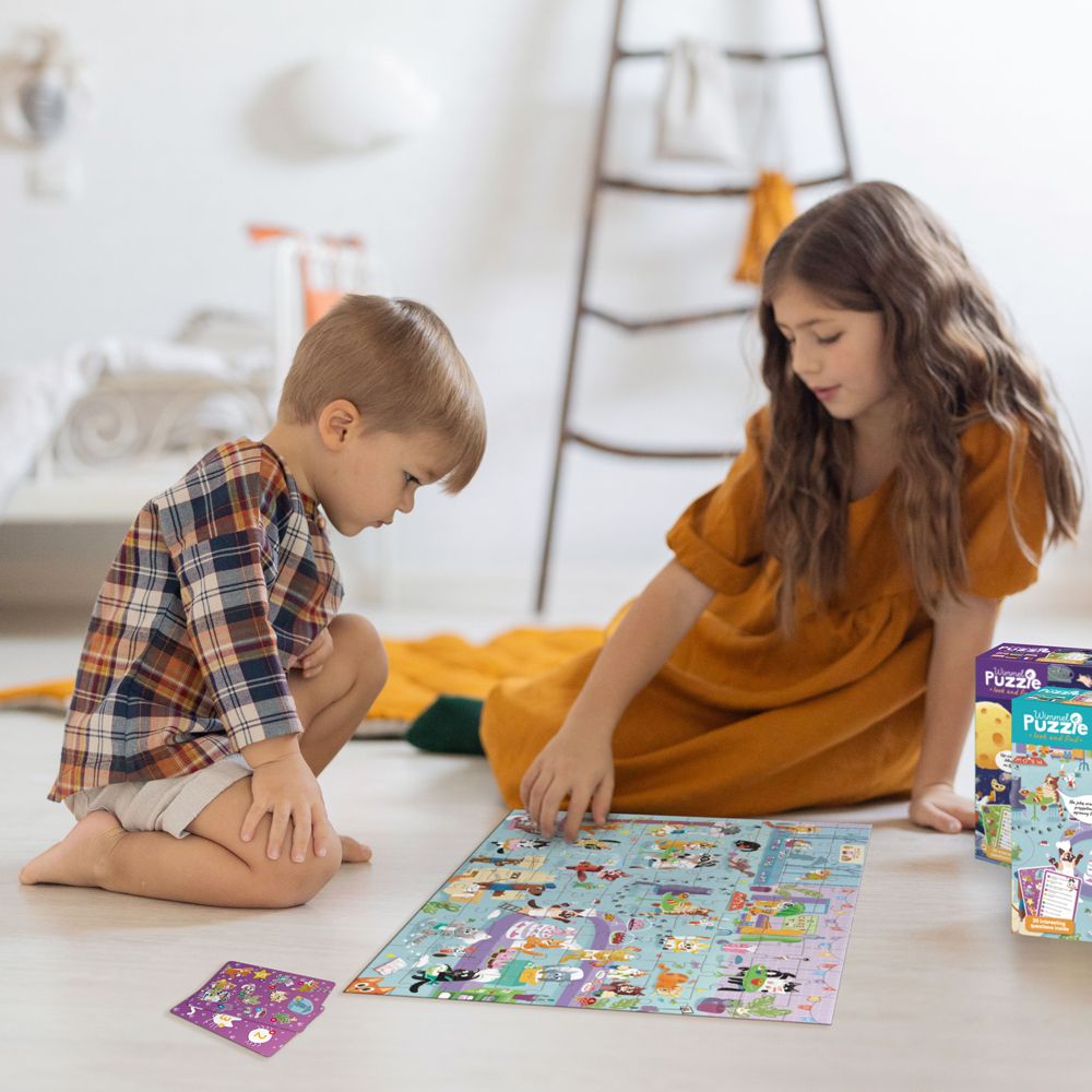 Пазл "Look and Find/Шукай та знаходь.  Котяче кафе" 100 ел  фото 6