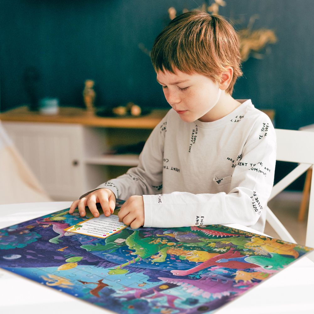 Пазл "Look and Find/Шукай та знаходь.  Країна динозаврів" 100 ел  фото 6