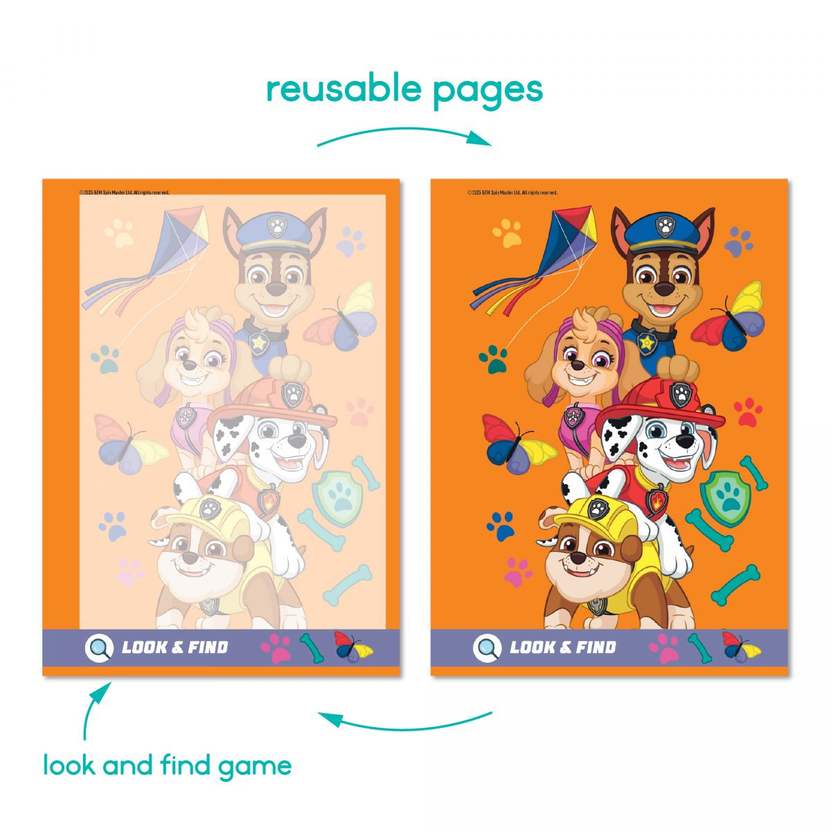 Водна розмальовка "Щенячий Патруль.  Вихідні" 8 сторінок  фото 6