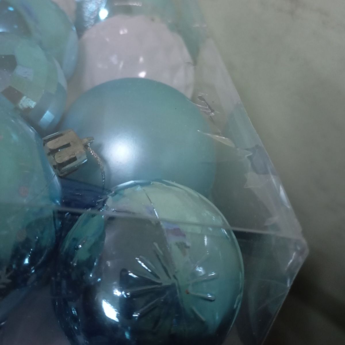 Уценка.  Новорічні прикраси C 67569 (32) 34 штуки, кульки, у слюді   - Повреждена упаковка,  фото 6