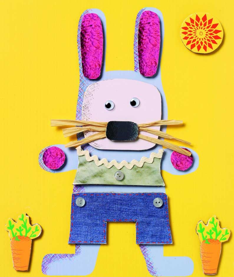 Художній комплект DJECO Колаж для самих маленьких 4 фігурки  фото 6