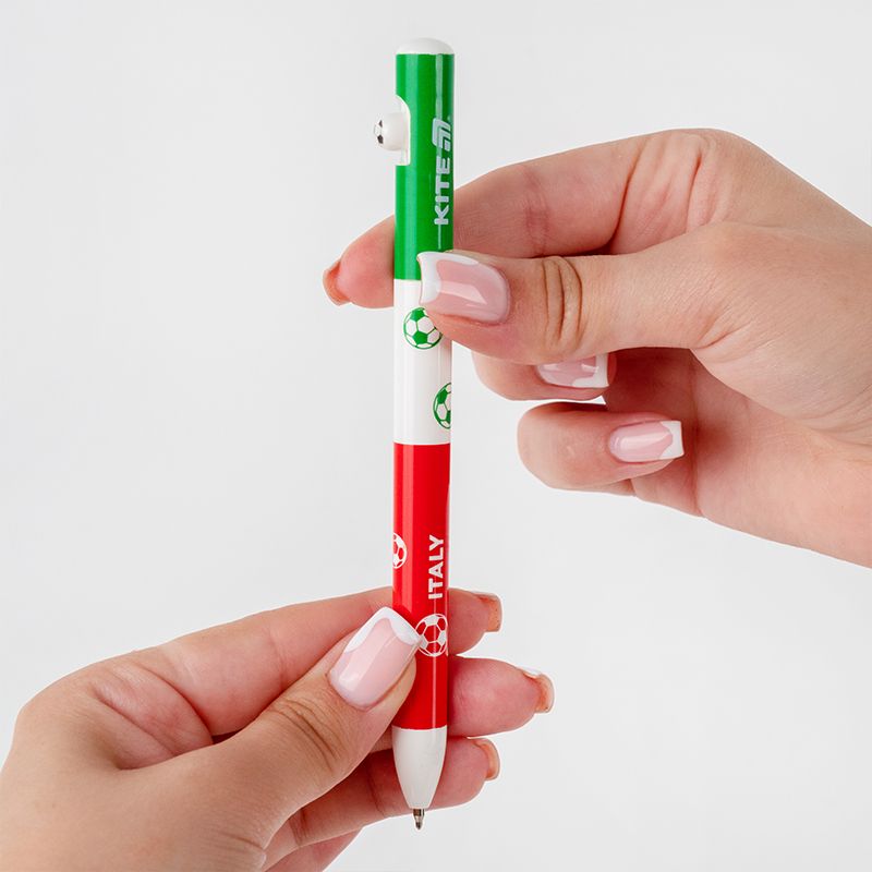 Ручка кулькова автоматична Football nations, синя  фото 6