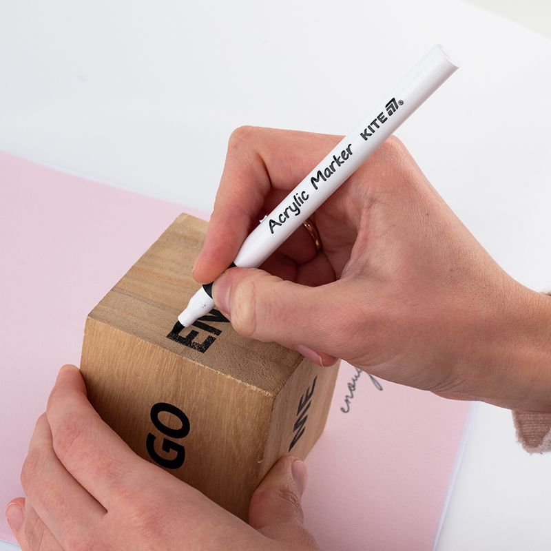Маркери акрилові, набір 12шт, Kite Creative  фото 6