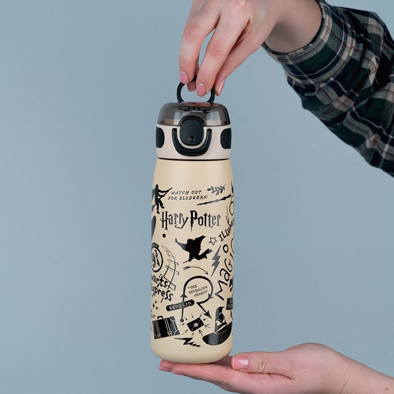 Термос з трубочкою 600мл, HP  фото 6