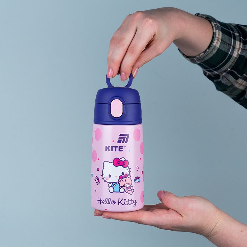 Термос з трубочкою 400мл, HK  фото 6