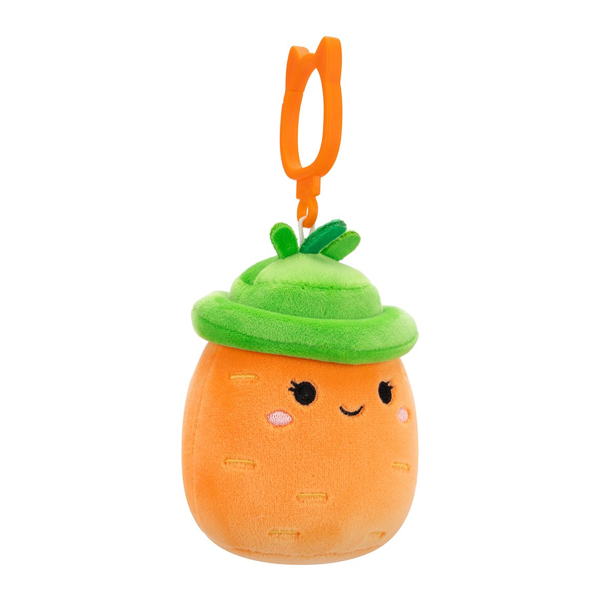 М'яка іграшка на кліпсі Squishmallows – Морквинка Кароліна  фото 6