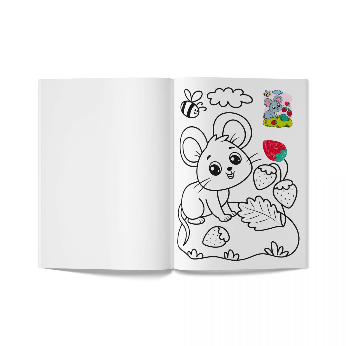 Книга розмальовка "Кольорованка.  Тваринки"  фото 6