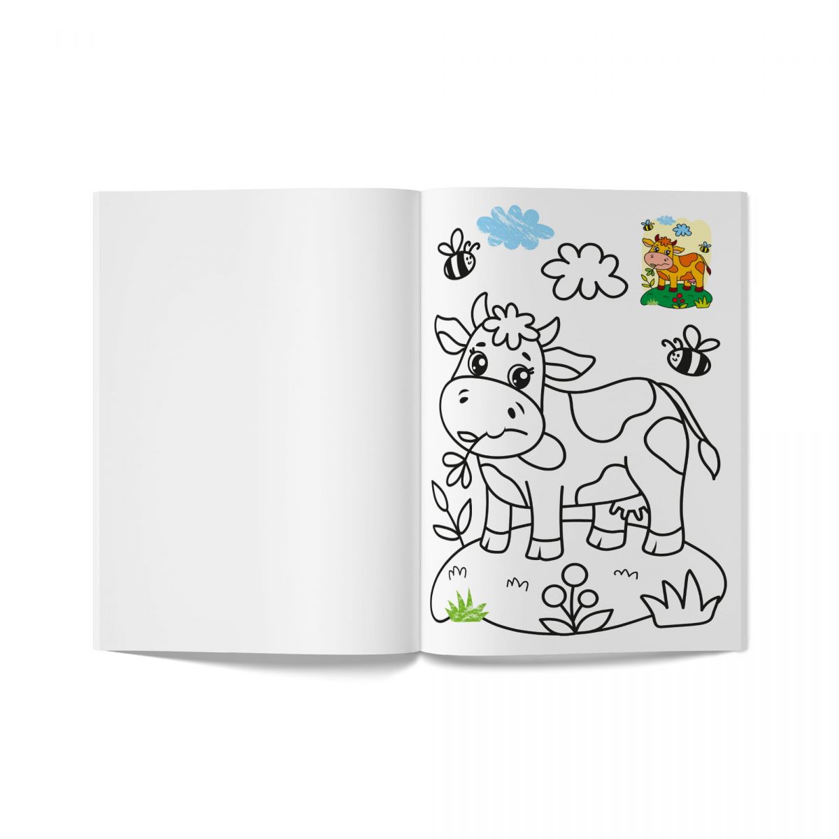 Книга розмальовка "Кольорованка.  Ферма"  фото 6