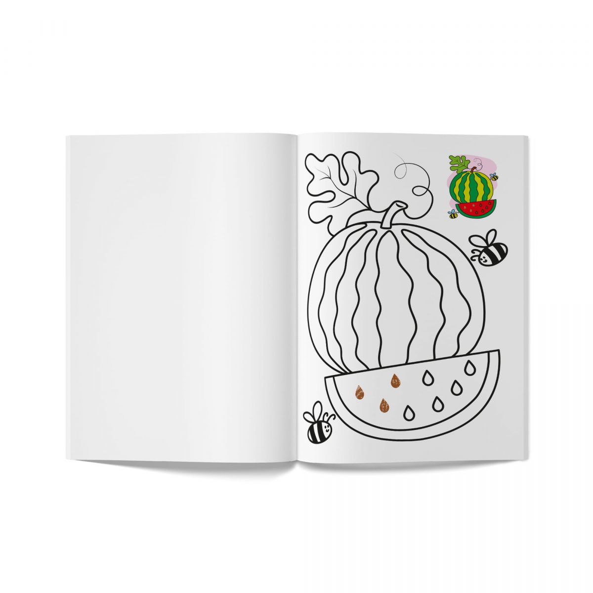 Книга розмальовка "Кольорованка.  Фрукти"  фото 6
