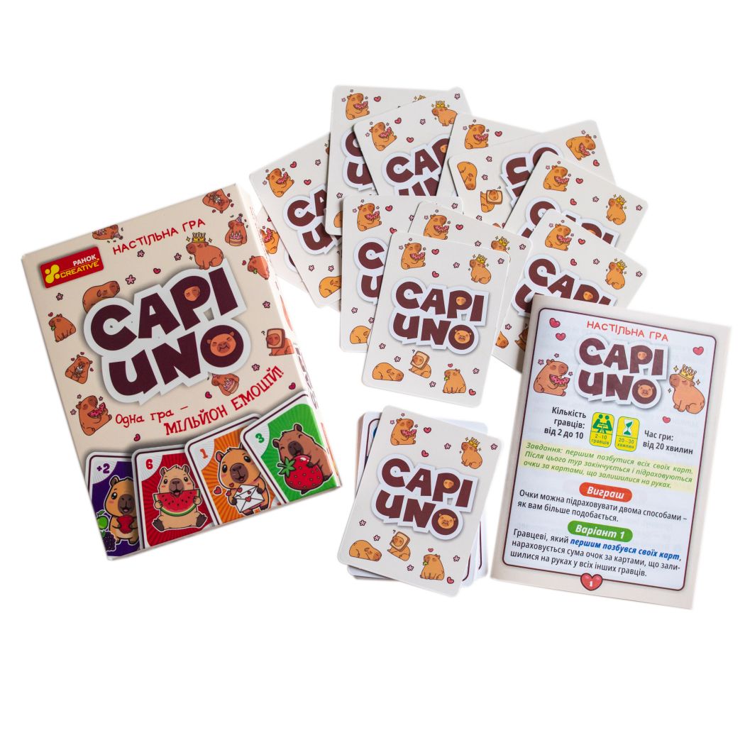 Настільна гра "CAPIUNO - КапіУНО" укр  фото 6