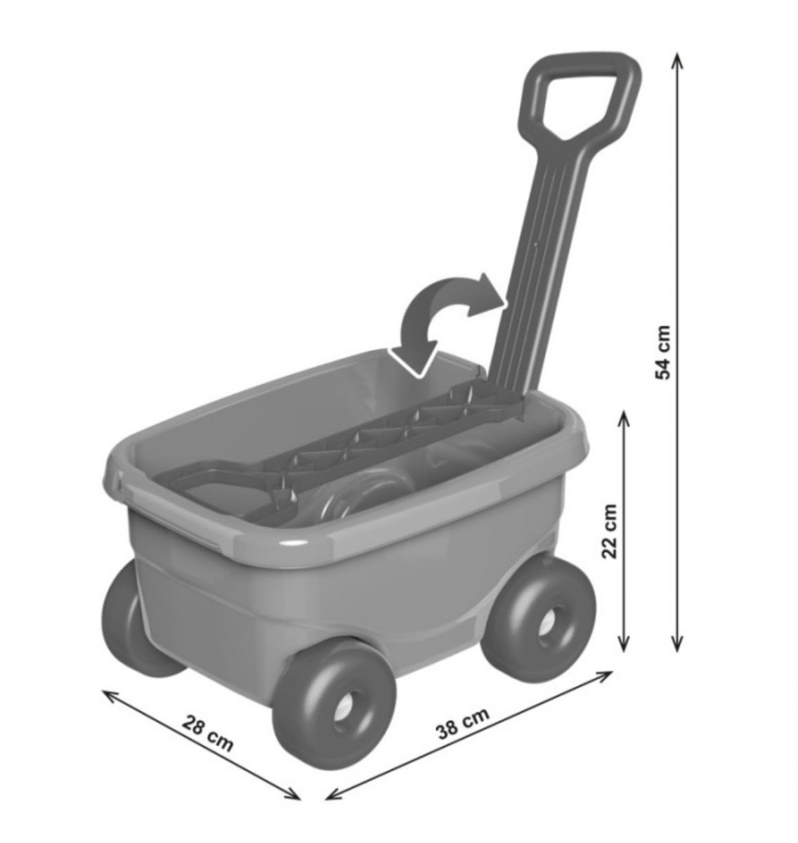 Іграшка "Набір для гри з піском та водою у візку ТехноК"  фото 6