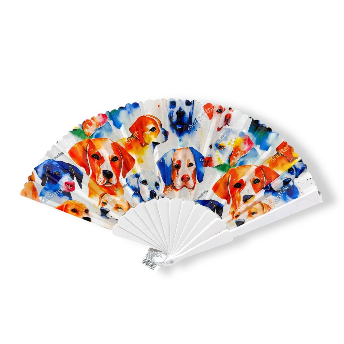 Аксесуар віяло мікс видів (котики та собачки)  фото 6