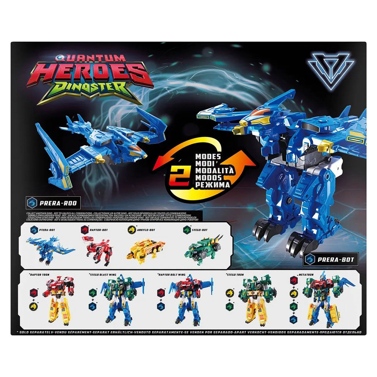 Динозавр-трансформер Dinoster - Мега Дино-Петрол Птера Винг  фото 6