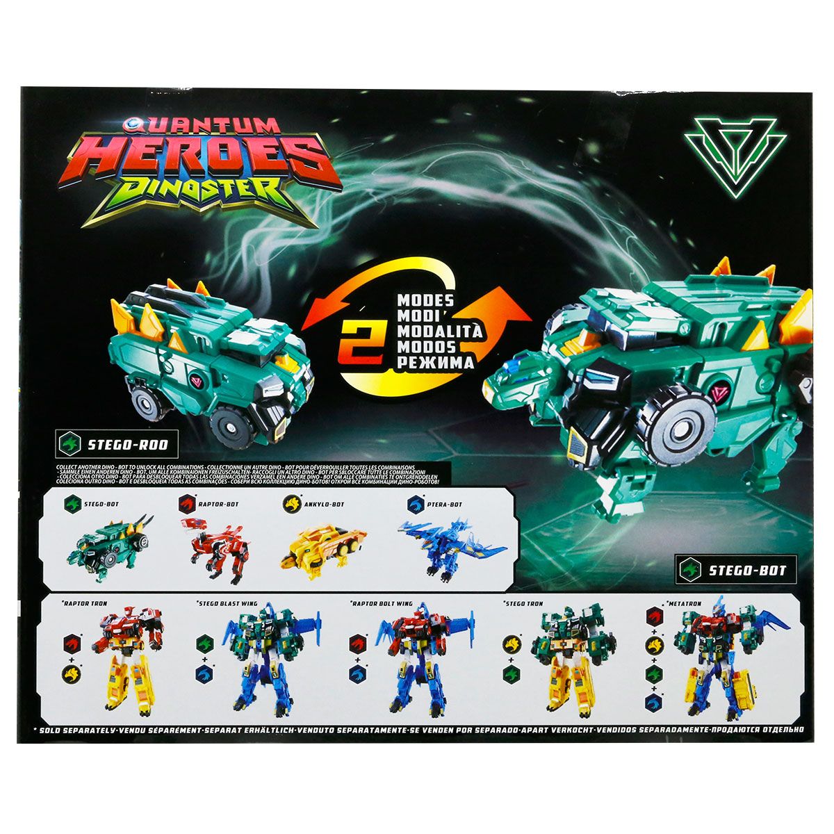 Динозавр-трансформер Dinoster - Мега Дино-Гардиан Стего  фото 6