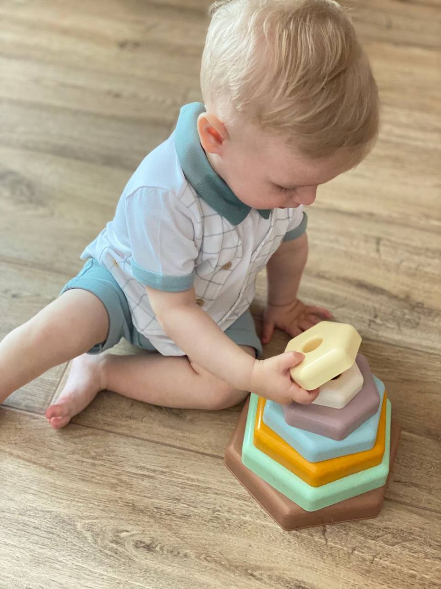 ECO Іграшка розвиваюча Пірамідка, ELFIKI  фото 6