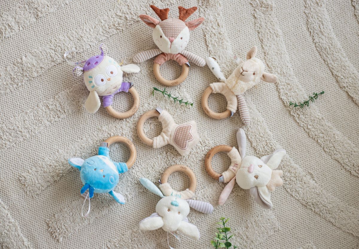 Іграшка - брязкальце з дерев'яним гризунцем пташка Піпо  фото 6