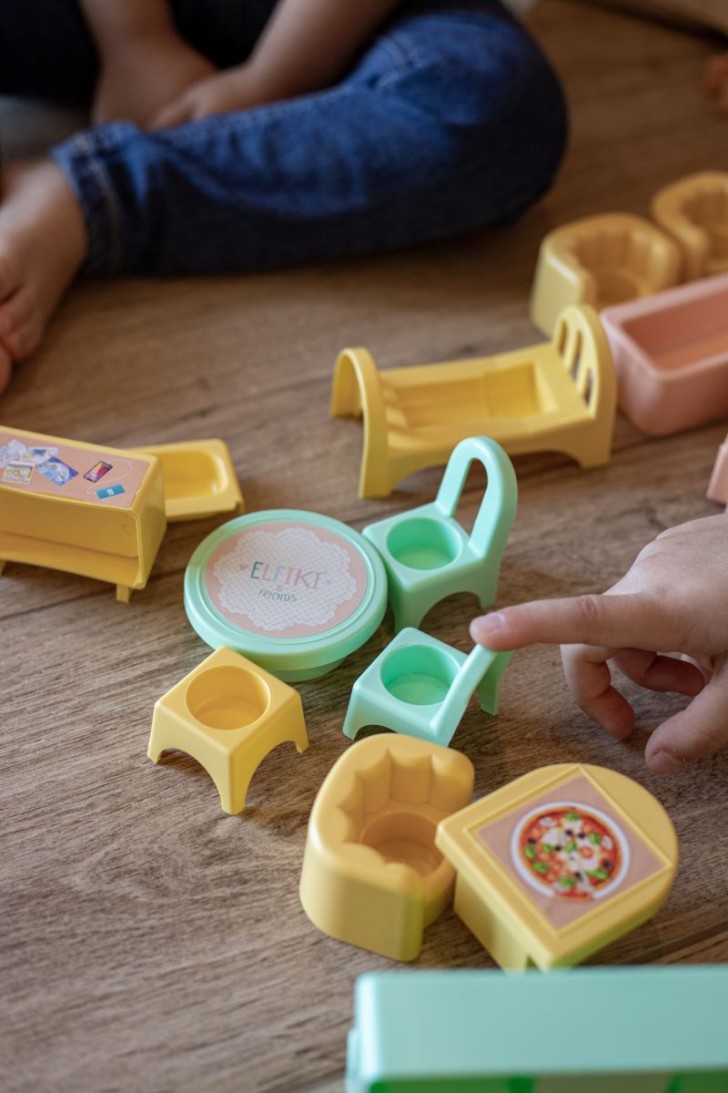 Набір меблів для ляльок (вітальня) 8 елементів  фото 6