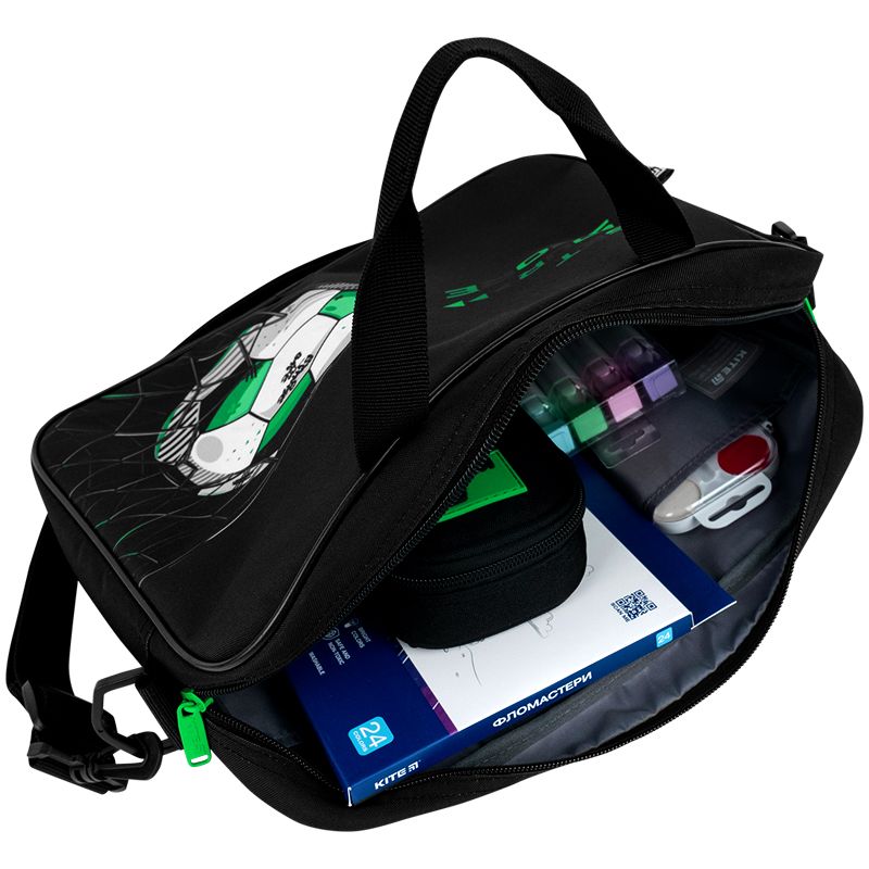 Шкільна текстильна сумка Kite A4, 1 від. , 589 Football  фото 6