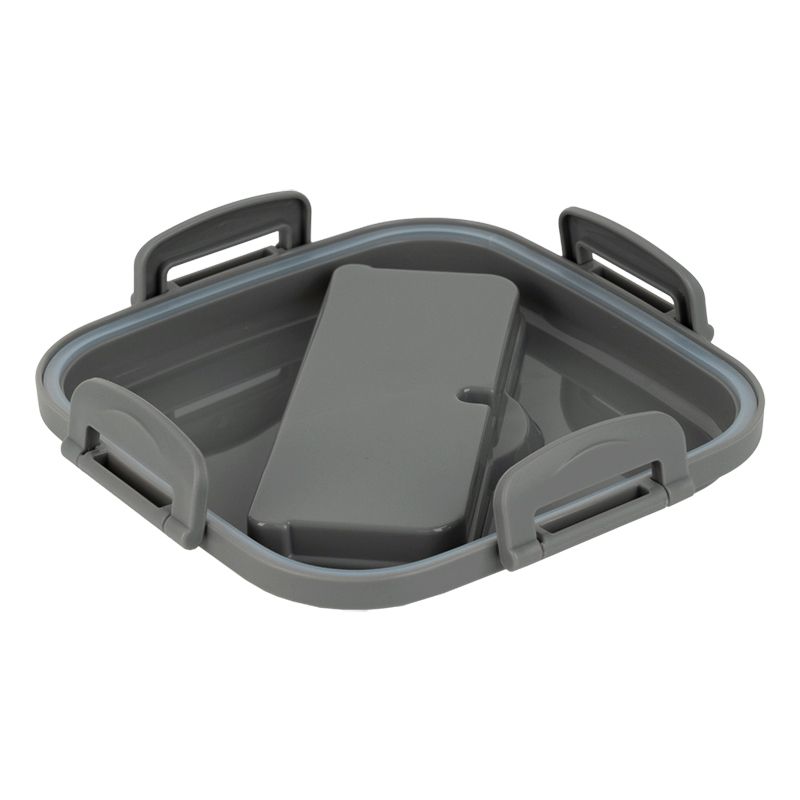 Ланчбокс з розділювачем 1100 мл, сірий  фото 6