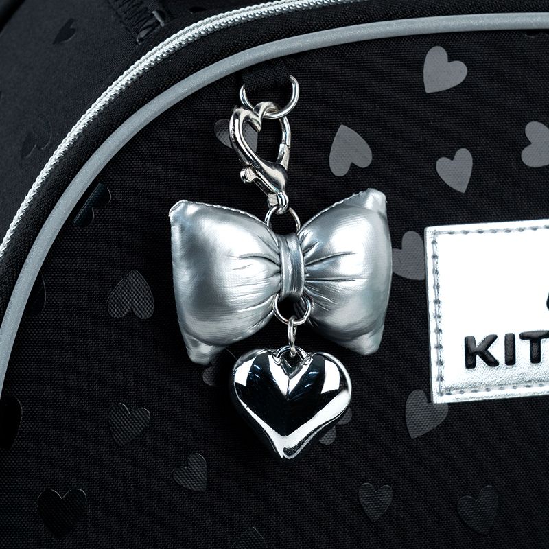 Рюкзак Kite Education каркасний 556 Black&Silver  фото 6