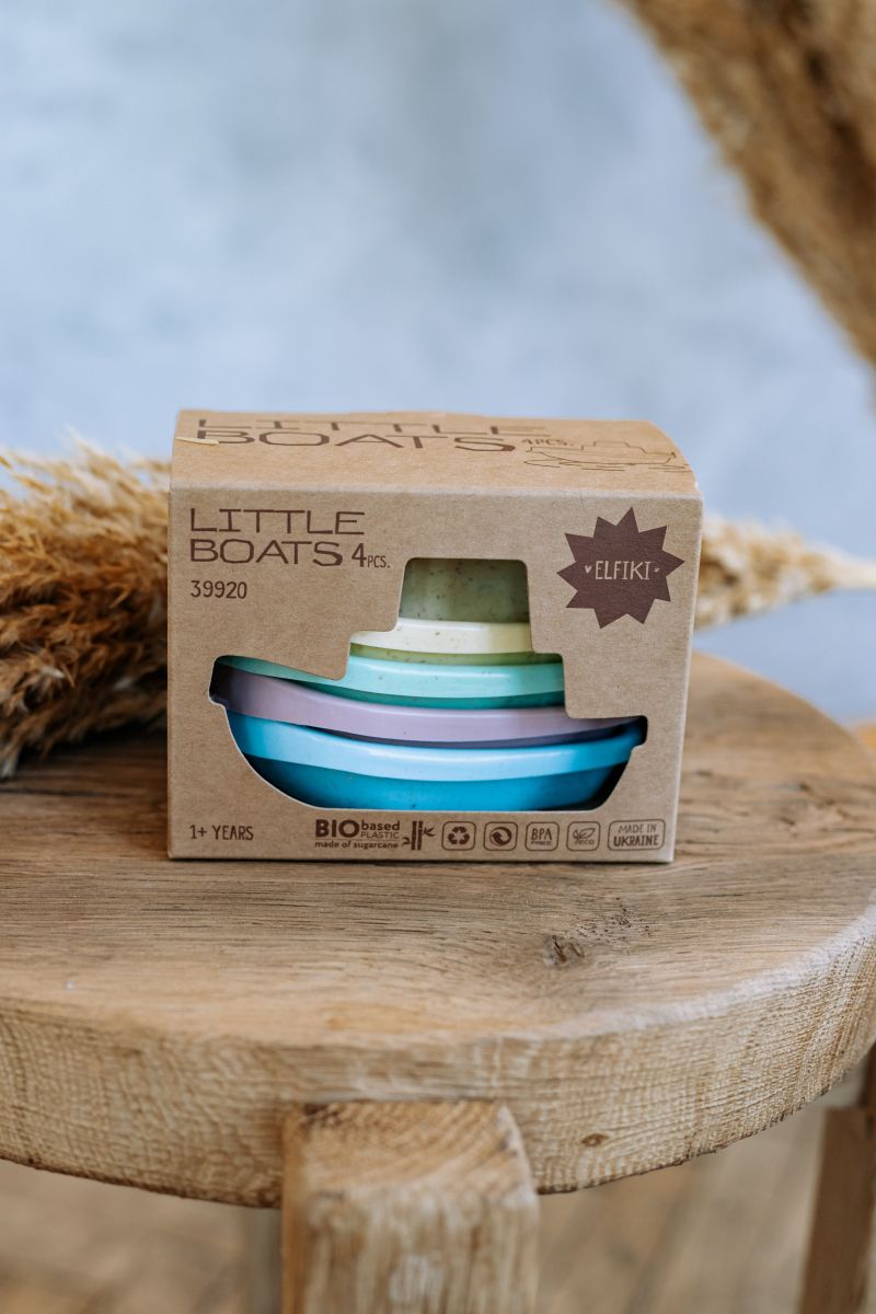 ECO Набір маленьких корабликів 4 шт. , ELFIKI  фото 6