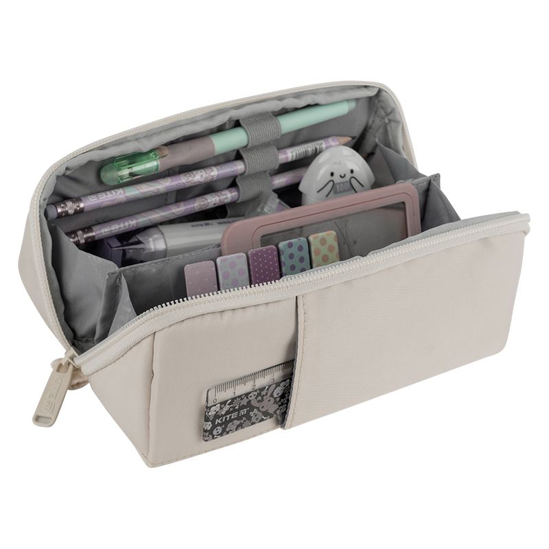 Пенал Kite 2702-1 бежевий  фото 6