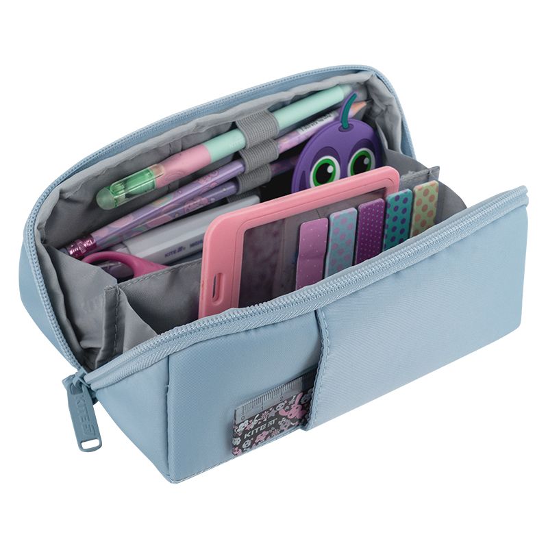 Пенал Kite 2702-2 сіро-блакитний  фото 6