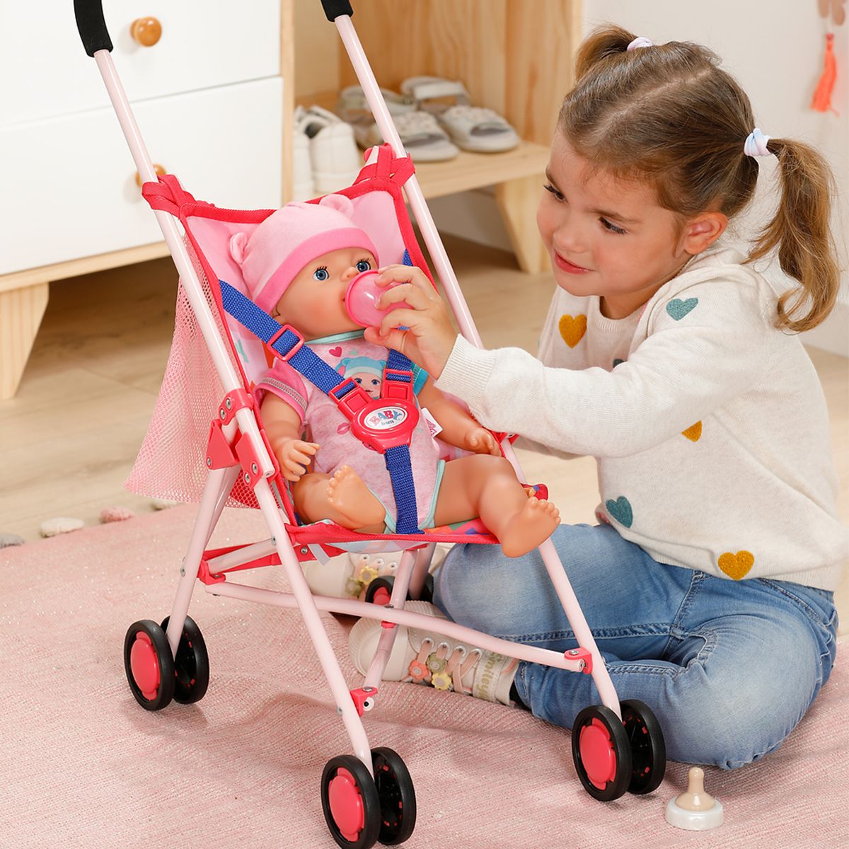 Коляска для куклы Baby Born – Яркий город  фото 6