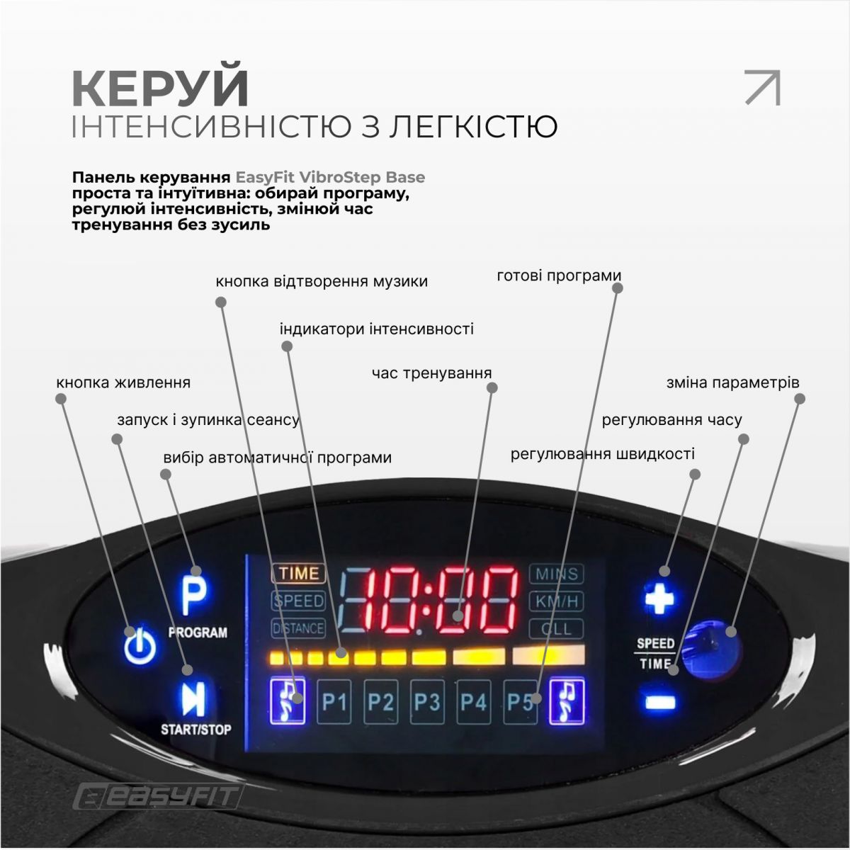 Виброплатформа EasyFit VibroStep Base  фото 6