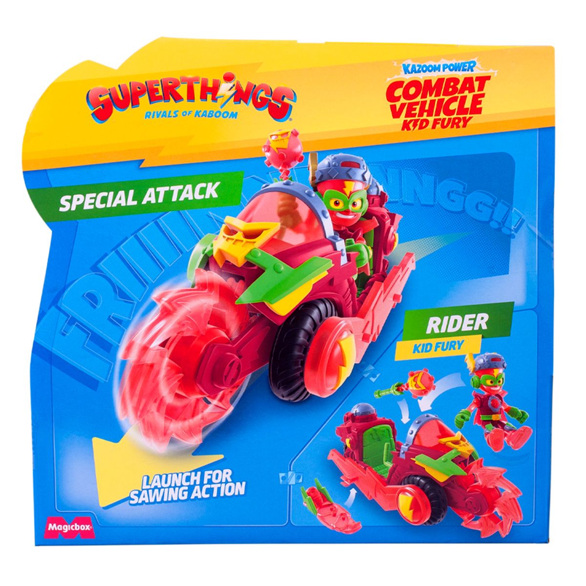 Игровой набор SuperThings серии Combat Vehicles - Кид Фьюри  фото 6