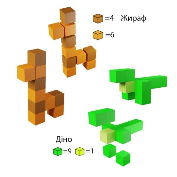 Картина-мозаїка 3D "Піксель", (створення об’ємних 3D-моделей)  фото 6