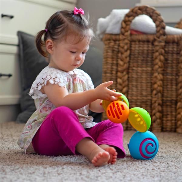 Іграшка-сортер сенсорна Омбі Fat Brain Toys Oombee Ball Сфери  фото 6