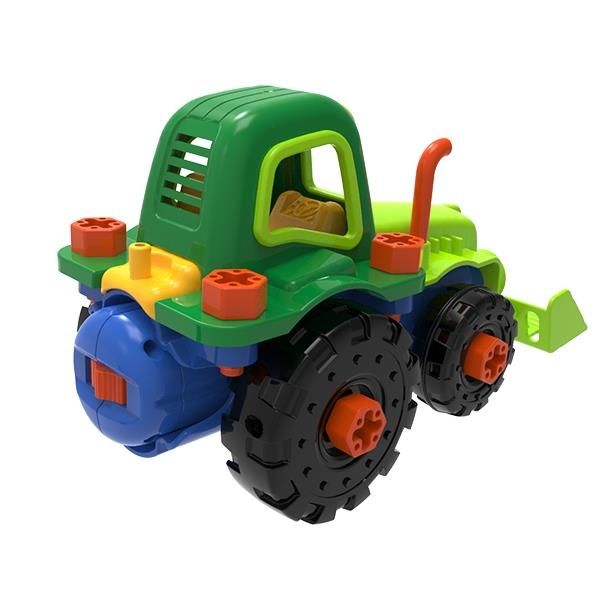Конструктор Edu-Toys Трактор с шуруповертом 29 деталей  фото 6