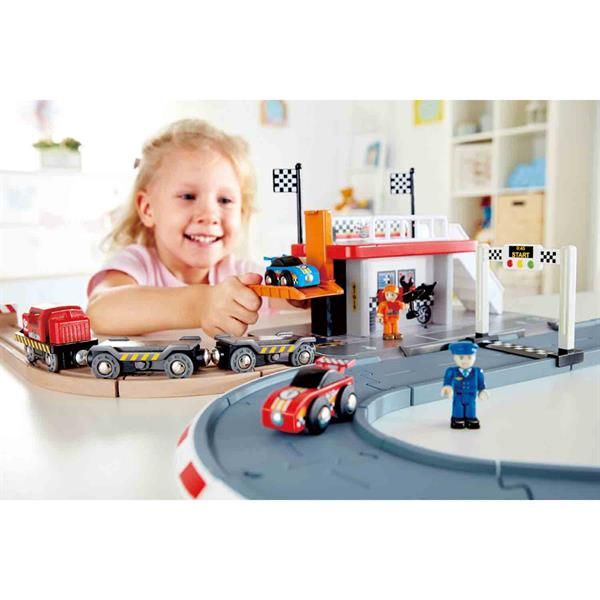 Автотрек Hape, Гоночная трасса и станция  фото 6