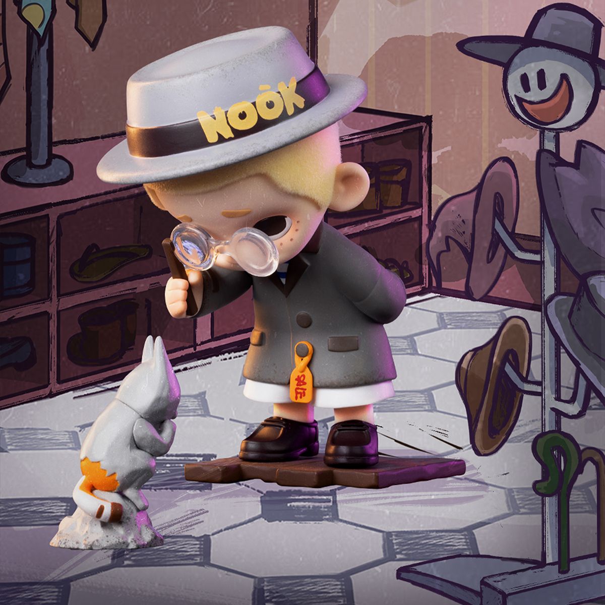 Коллекционная игрушка POP TOP 52Toys серии NOOK - Винтажный магазин  фото 6