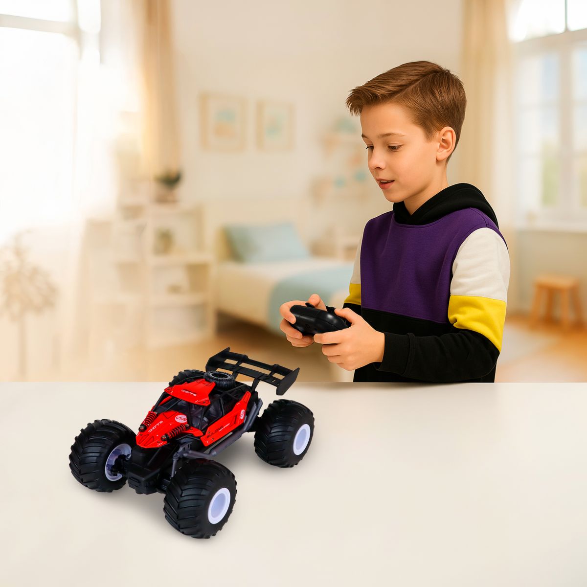Автомобиль Off-road на р/у – Strong Power (красный, 1:16)  фото 6