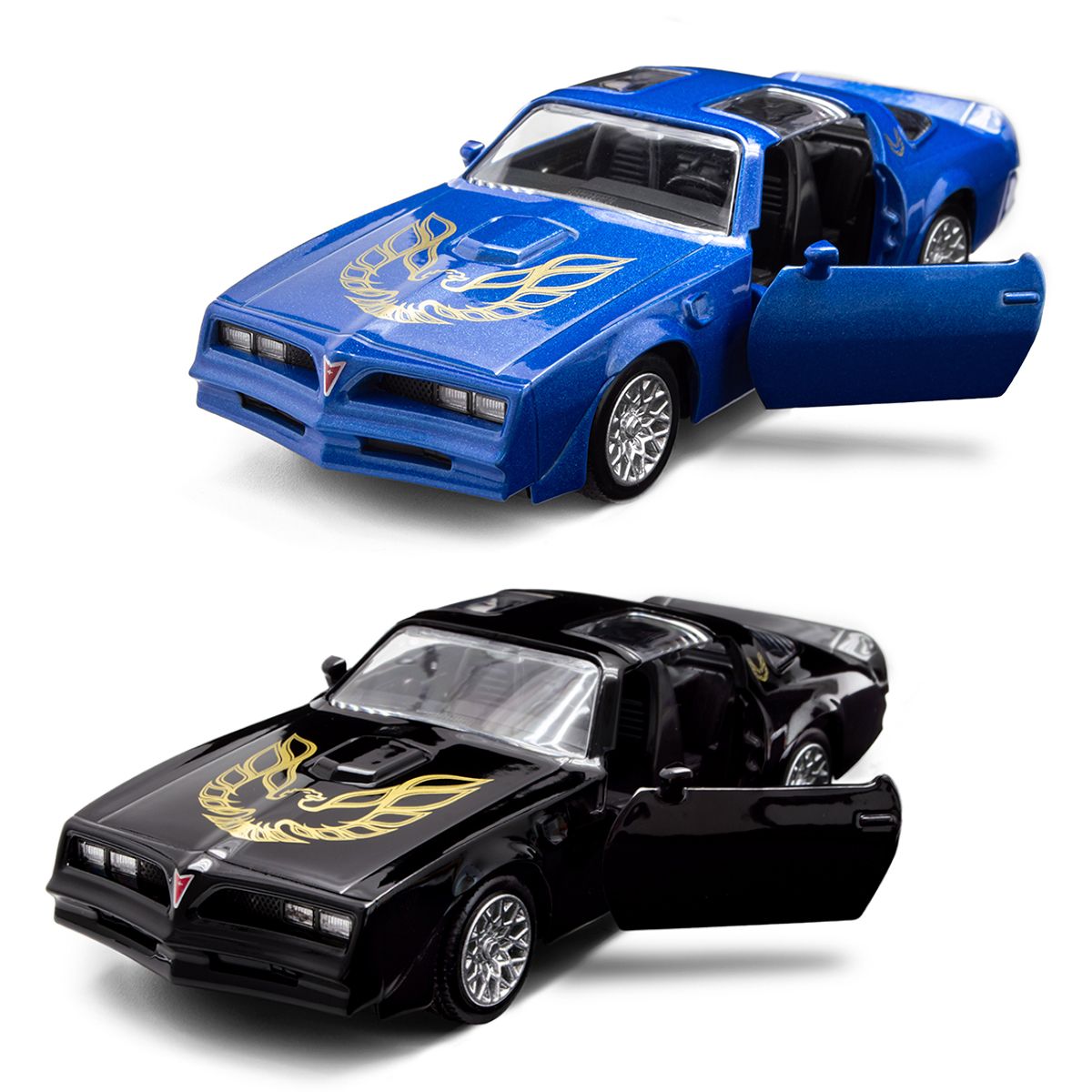 Автомодель - Pontiac Firebird 1978 (чорний, синій) (МІКС)  фото 6