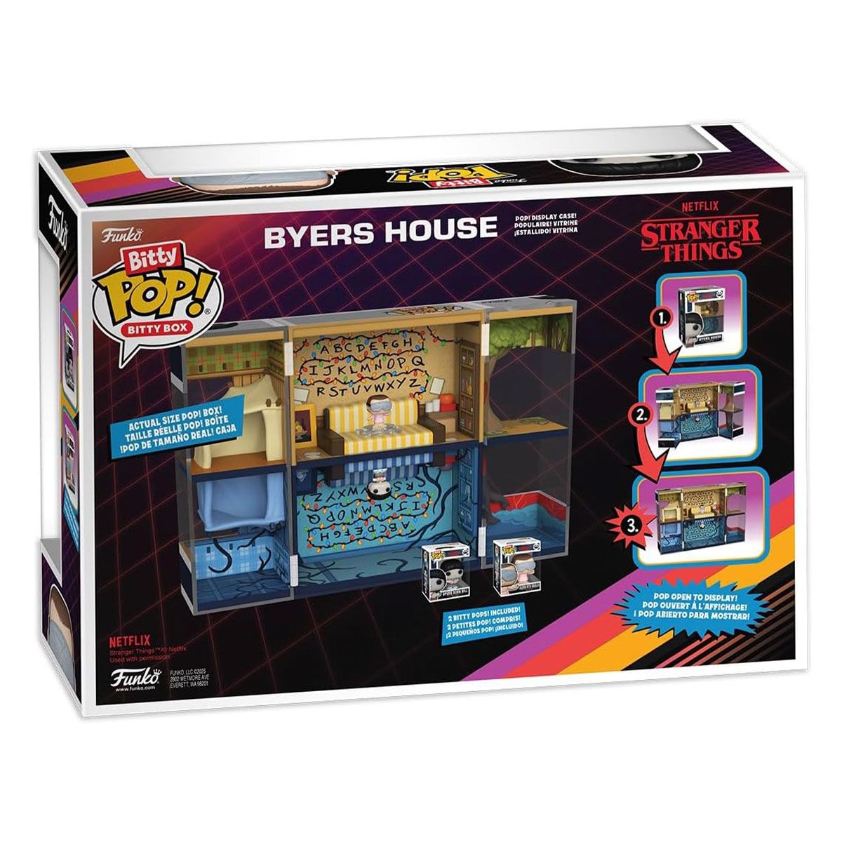 Игровой набор Bitty POP! Boxes серии Очень странные дела - Дом Байерса  фото 6