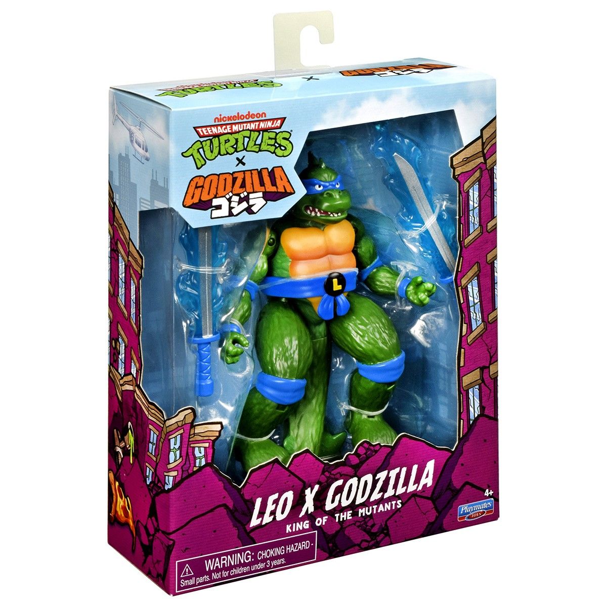 Фигурка TMNT x Godzilla – Лео в образе Годзиллы  фото 6