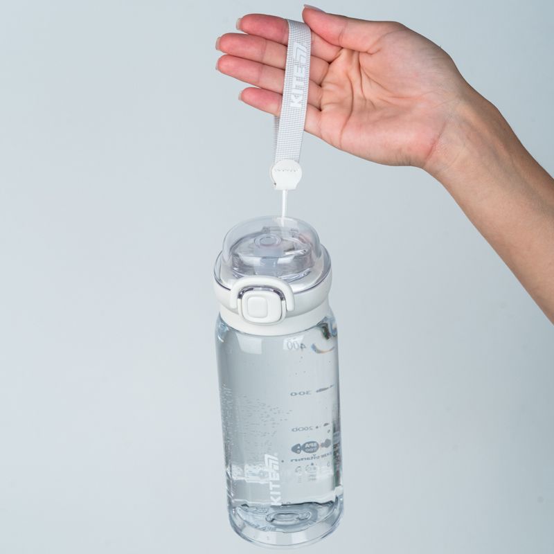 Пляшка для води 500 мл, біла  фото 6