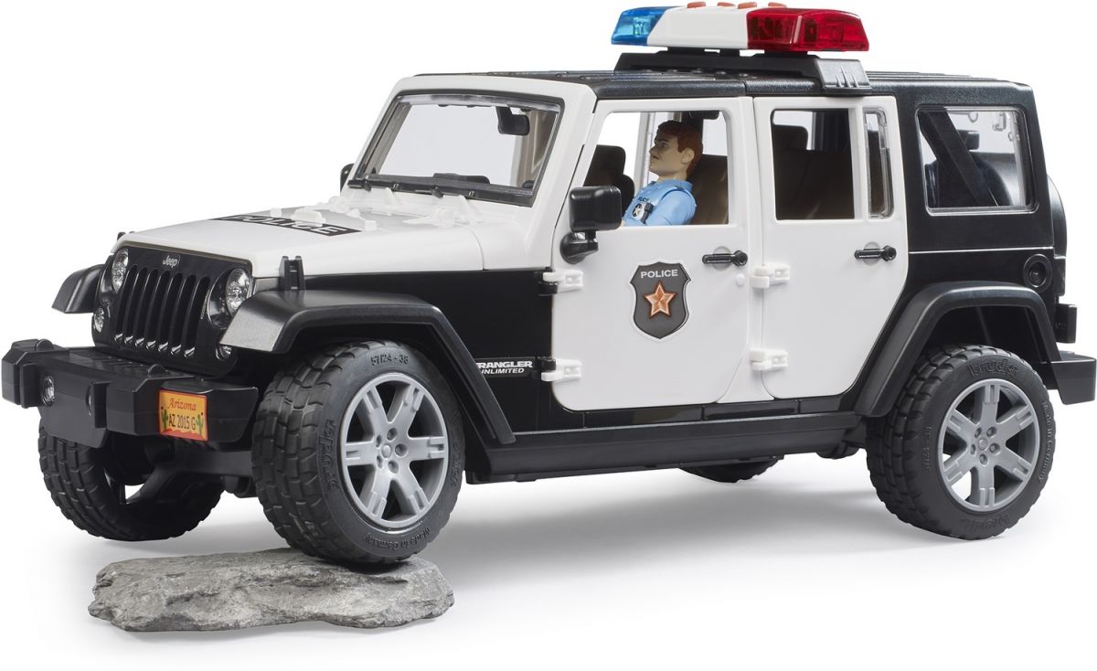 Набір іграшковий.  Поліцейське авто JEEP Wrangler Unlimited Rubicon та фігурка поліцейського  фото 6