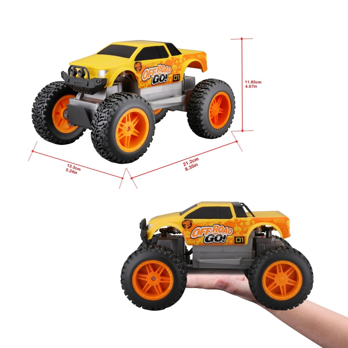 Автомодель на р/к Off Road Go, жовтий  фото 6