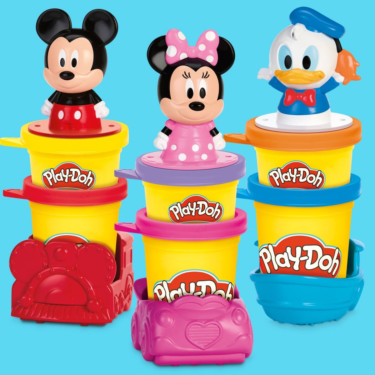 PD Набір для творчості з масою для ліплення Disney Junior.  Маленькі штампи.  Мега-набір  фото 6