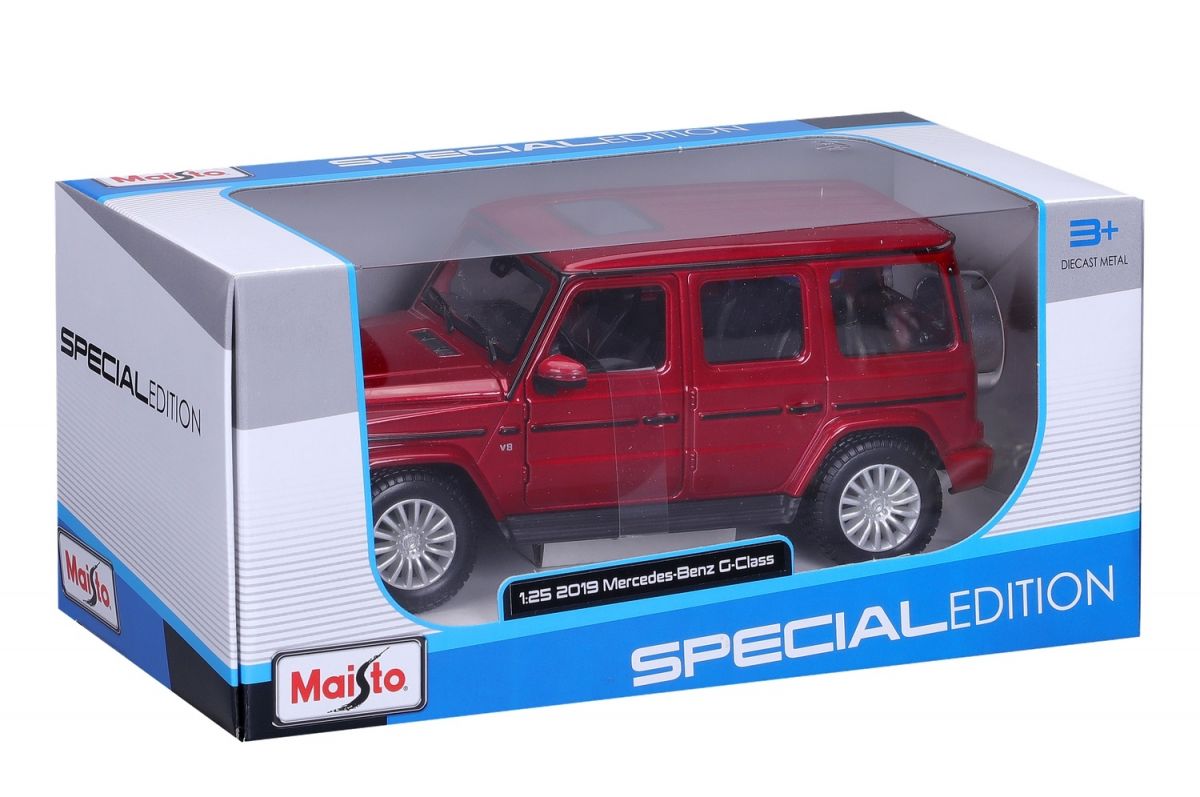 Автомодель в масштабі 1:24 - 2019 Mercedez Benz G-Class AMG SUV червоний  фото 6
