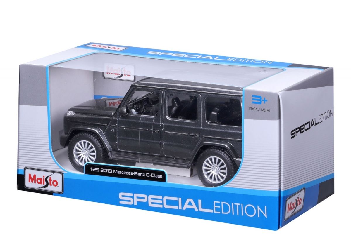 Автомодель в масштабі 1:24 - 2019 Mercedez Benz G-Class AMG SUV сірий  фото 6