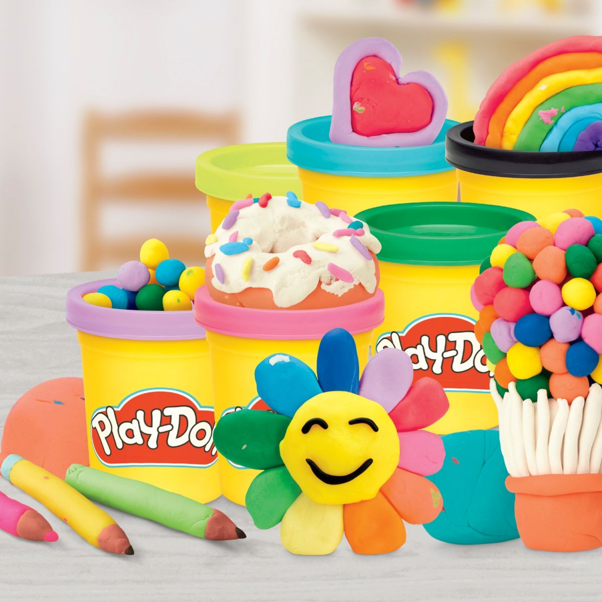 Play-Doh Набор массы для лепки, 30 баночок  фото 6