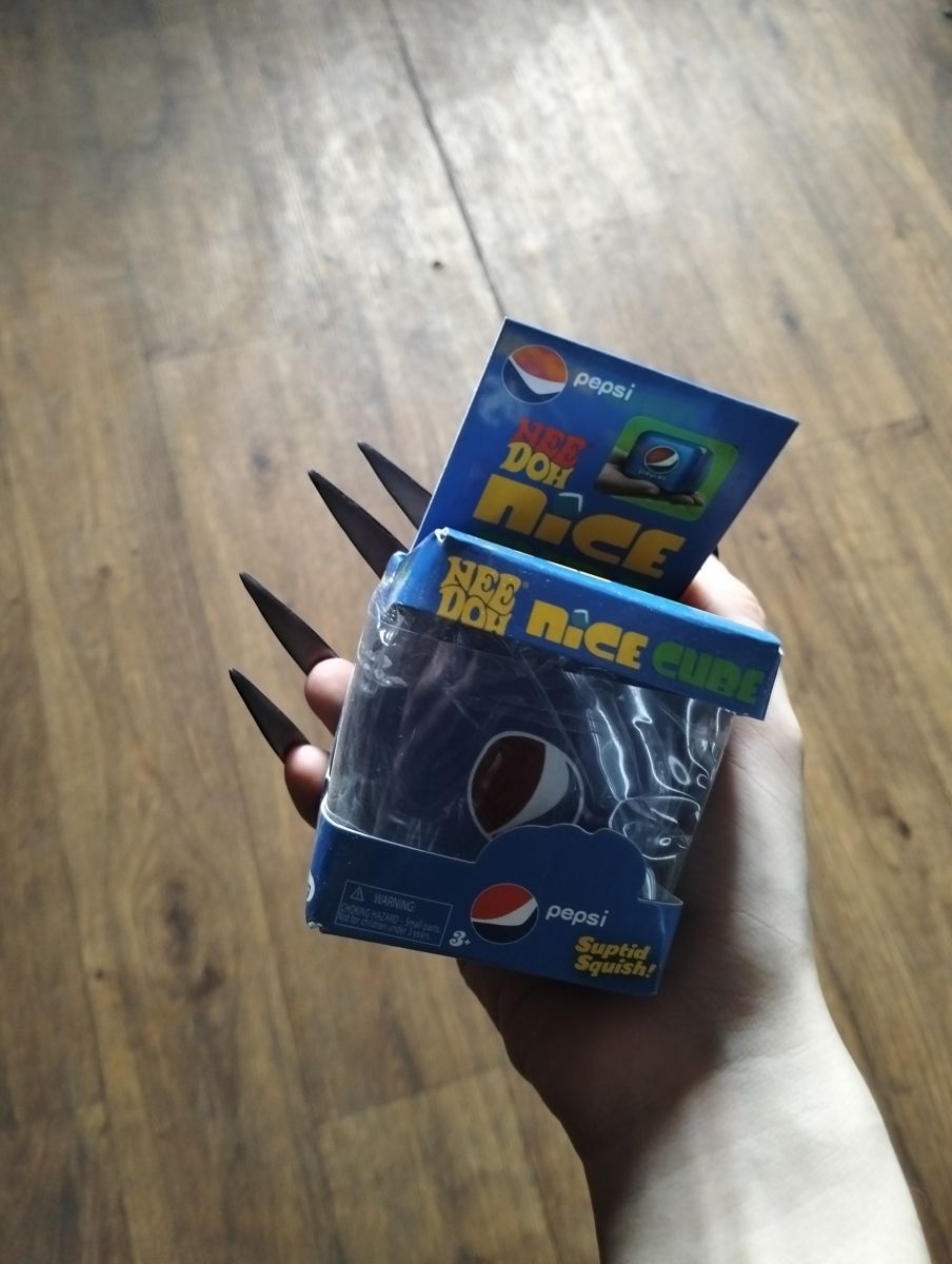 Уцінка.  Сквіш антистресс "Кубик льоду" 5 см PEPSI - ПОШКОДЖЕНА УПАКОВКА  фото 6