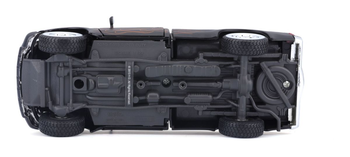 Набір іграшковий Harley-Davidson: машинка 1:27 1999 Ford F-350 Super Duty Pickup, мотоцикл 1:24  фото 6