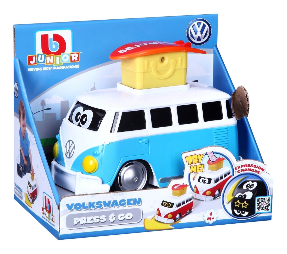 Ігрова автомодель VW Samba Bus, інерційна, ассорт.  2 кольори  фото 6