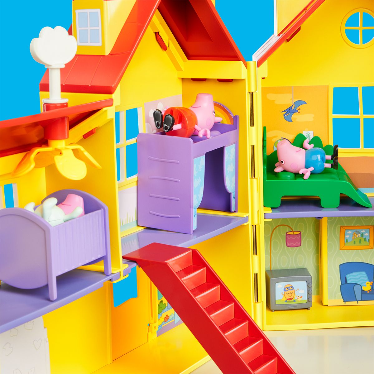 Ігровий набір Peppa Figurines – Великий родинний будинок Пеппи  фото 6